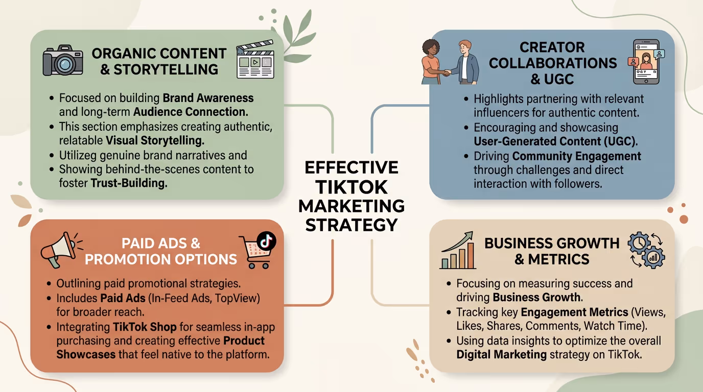 TikTok marketing and promotion options